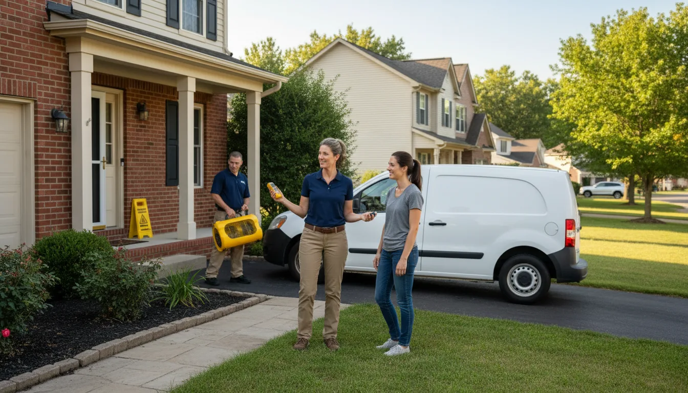 Residential water damage restoration in Vaughn, MT